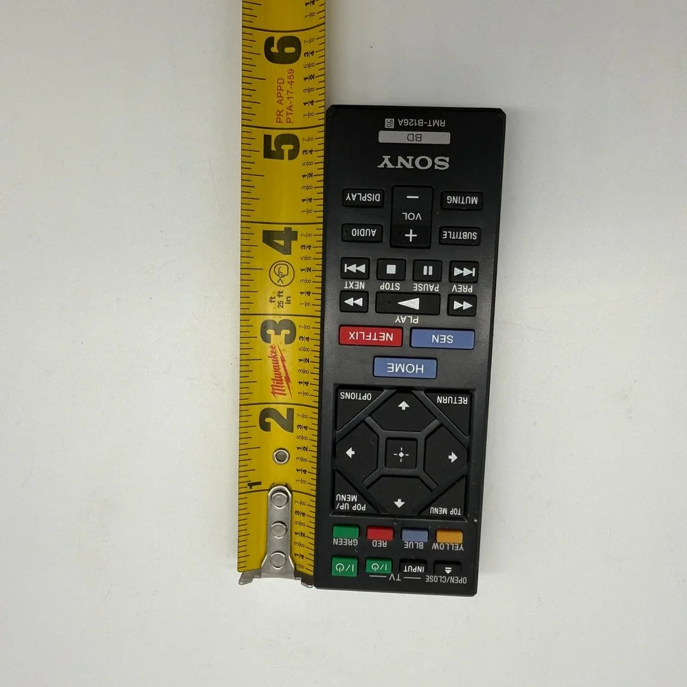 Sony Remote Control RMT-B126A Blu-ray Netflix SEN Buttons OEM Genuine